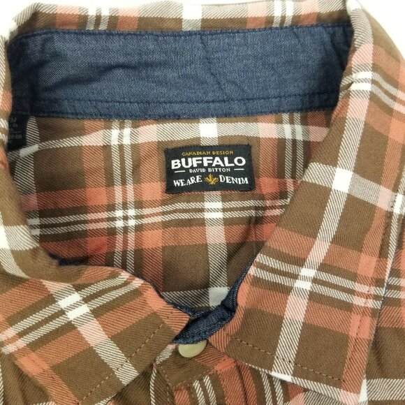 Buffalo David Bitton Men's Long Sleeve Button-Down Shirt Plaid Multicolor   M - Picture 2 of 10